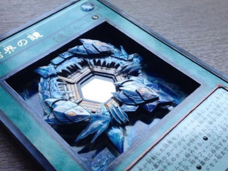 Illustration for article titled Yu-Gi-Oh! Fan Creates Stunning Shadowbox Cards